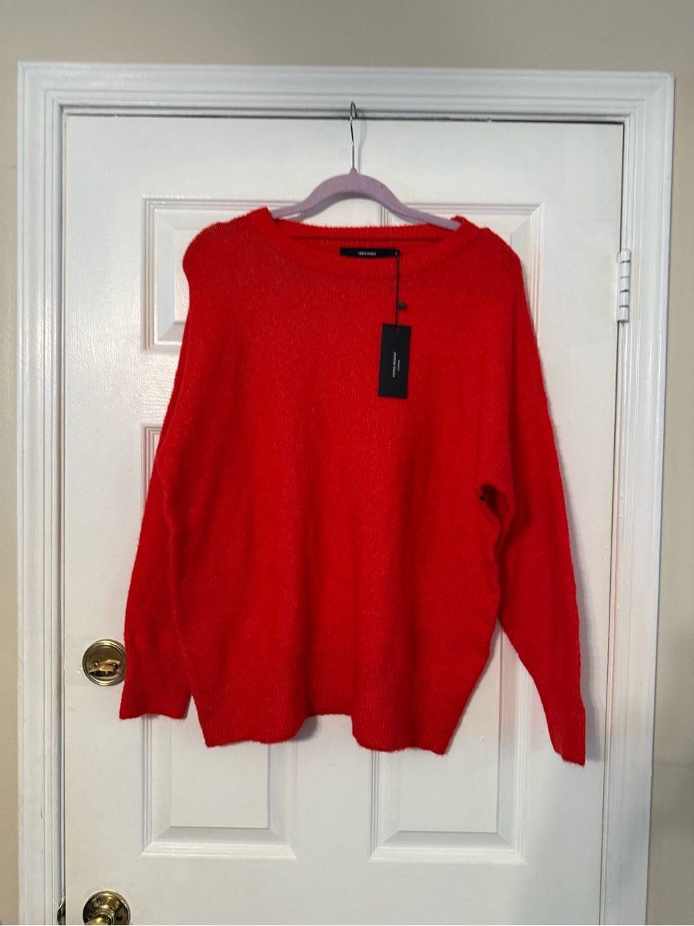 Vero Moda Bright Red Crewneck Sweater